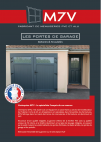 Les portes de garage enroulables et battantes